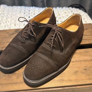Mezlan brown dress shoes.